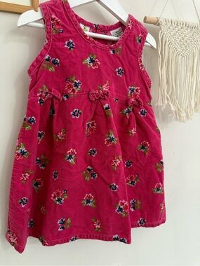 Sesame Street - 4T - corduroy floral dress